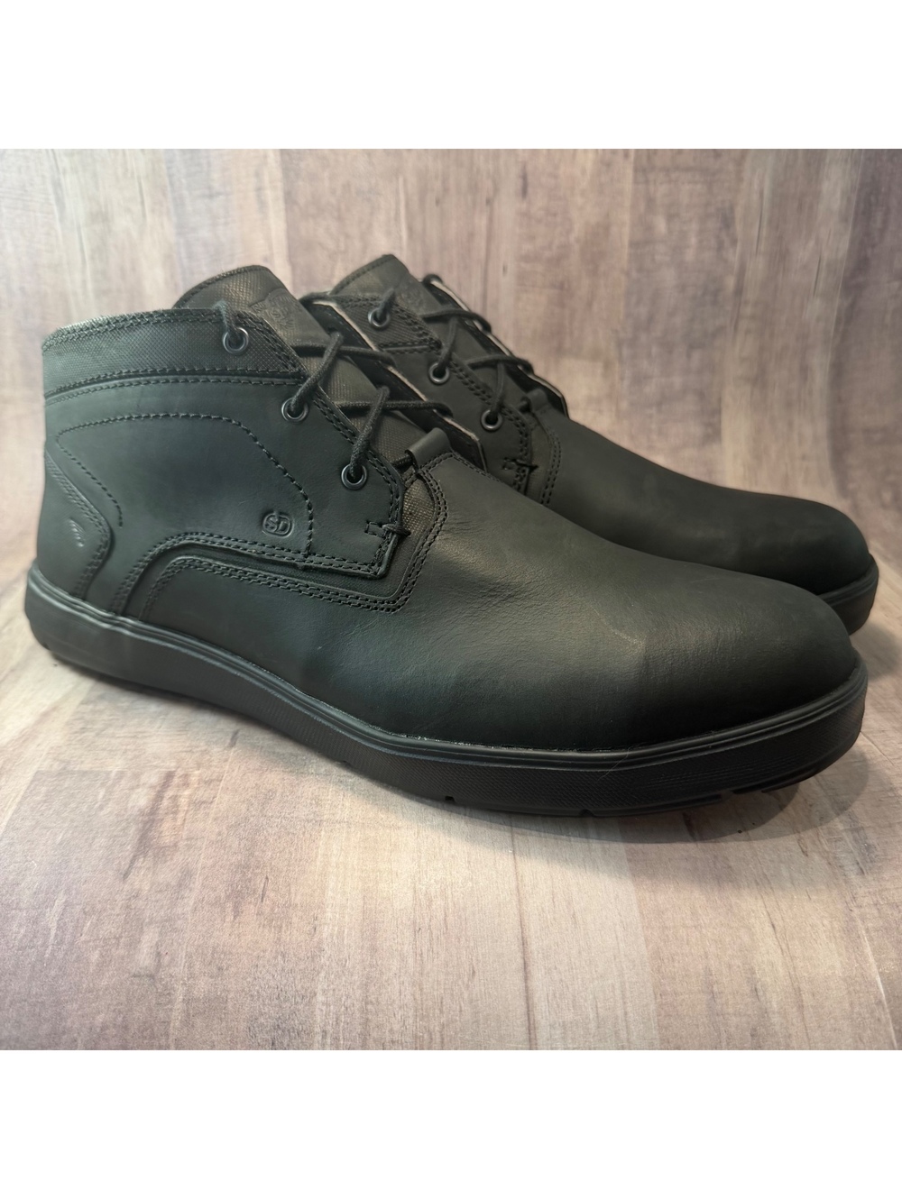 Red Wing Cross Lite Safety Toe Chukka Boots Men's Size 13 D Black Work Shoes
